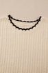 Contrast Trim Boxy Fit Knit Short Sleeve Sweater Top