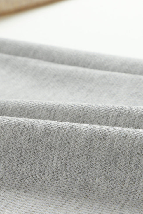 Contrast Trim Colorblock Knit Shirt