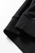 Contrast Trim Crewneck Pullover Mini Skirt Two Piece Dress