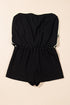 Contrast Trim Drop Shoulder Two Piece Skort Set