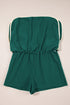 Contrast Trim Drop Shoulder Two Piece Skort Set