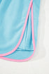 Contrast Trim Drop Shoulder Two Piece Skort Set