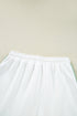Contrast Trim Edge Cap Sleeve Collared Two Piece Dress