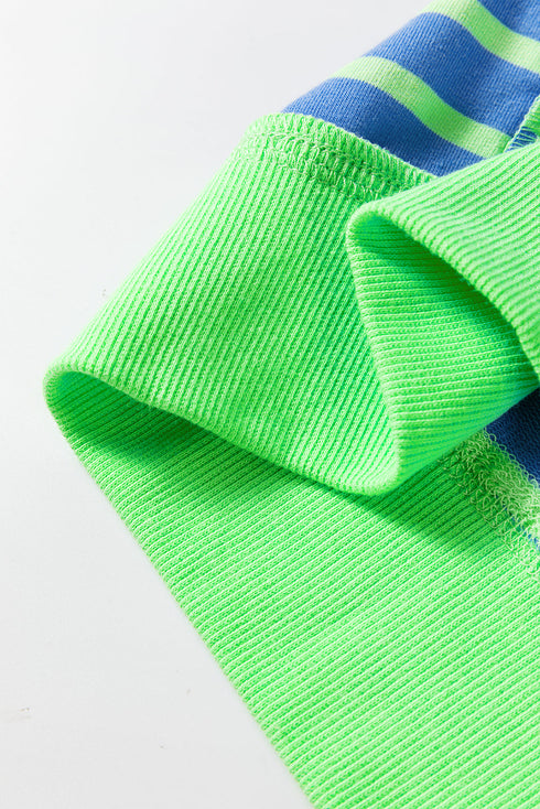 Contrast Trim High Low Pullover Tunic Sweatshirt