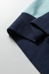 Contrast Trim Reverse Seam Detail Long Sleeve Sweatshirt