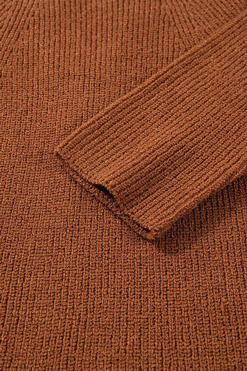 Contrast Trim Ruffle V Neck Button Front Short Cardigan