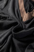 Contrast Trim V Neck Button Detail Long Sleeve Top