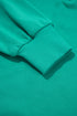 Contrast Trim V Neck Pullover Top Matching Short Sets
