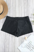 Contrast Waistband Tie Front Swim Shorts