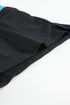 Contrast Waistband Tie Front Swim Shorts