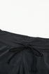Contrast Waistband Tie Front Swim Shorts