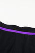Contrast Waistband Tie Front Swim Shorts