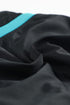 Contrast Waistband Tie Front Swim Shorts