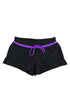 Contrast Waistband Tie Front Swim Shorts