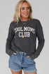 Cool Moms Club Graphic Drop Shoulder Crew Neck Sweatshirt