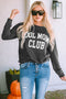 Cool Moms Club Graphic Drop Shoulder Crew Neck Sweatshirt