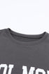 Cool Moms Club Graphic Drop Shoulder Crew Neck Sweatshirt