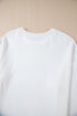 Coquette Bow And Cherry Raw Hem Sweatshirt