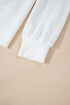 Coquette Bow And Cherry Raw Hem Sweatshirt