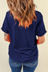 Coquette Bow And Star Pattern Stretch Jersey Graphic Tee