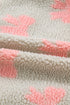 Coquette Bow Print Sherpa Fleece Quarter Zip Pullover