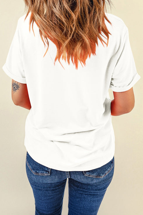 Coquette Crabby Text Print Short Sleeve Graphic Tee