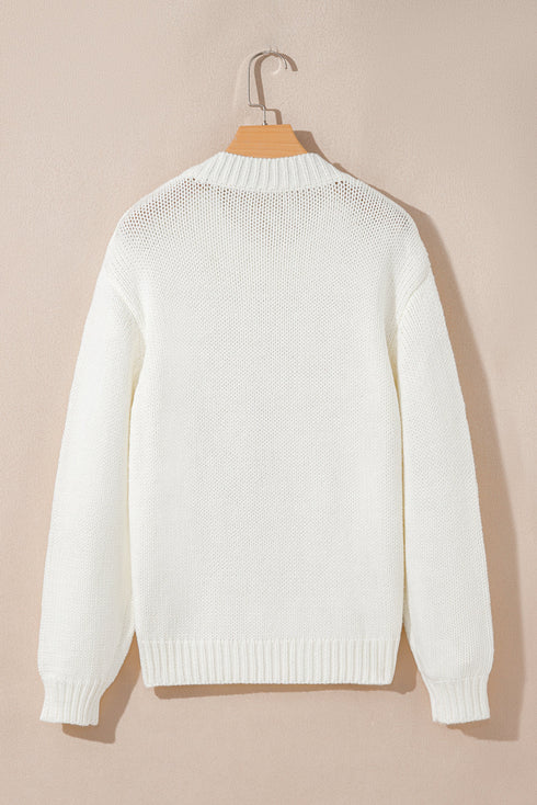 Coquette Western Boot Bow Graphic Crewneck Sweater