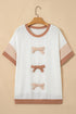 Corded Bow Applique Patchwork Southern Belle Top