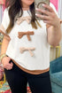 Corded Bow Applique Patchwork Southern Belle Top