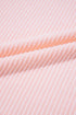 Corded Knit Contrast Panel Pocketed Crew Neck Tee