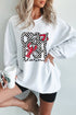 Corded Knit Crawfish Season Graphic Pullover Sweatshirt