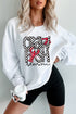 Corded Knit Crawfish Season Graphic Pullover Sweatshirt