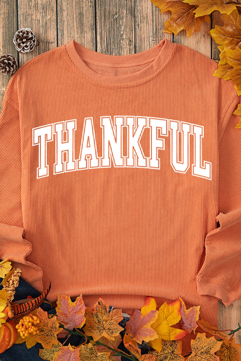 Corded Knit Varsity Letter Graphic Pullover