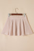 Corded Lantern Sleeve Ruffled Skort Two Piece Dress