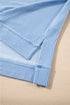 Corded Lantern Sleeve Ruffled Skort Two Piece Dress