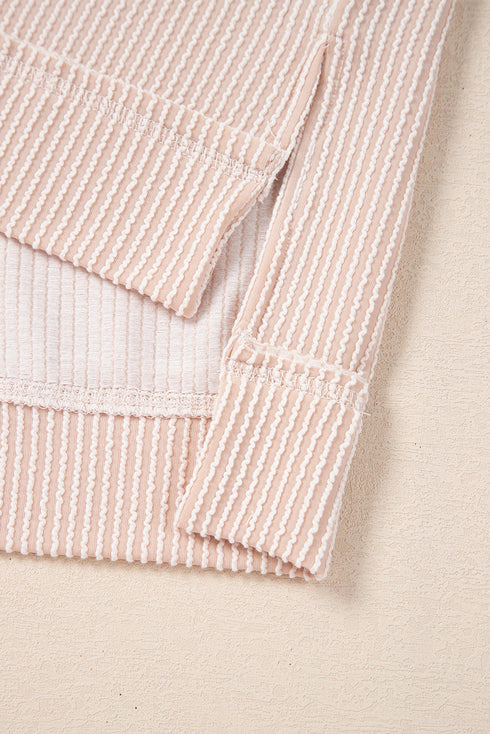 Corded Lantern Sleeve Top Ruffled Mini Skirt Two Piece Dress