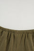 Corded Ribbed Knit Loose Fit Tee And Short Set