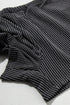 Corded Ribbed Knit Loose Fit Tee And Short Set