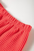 Corded Ribbed Nutcracker Graphic Long Sleeve Top Shorts Set