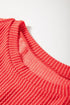 Corded Ribbed Nutcracker Graphic Long Sleeve Top Shorts Set