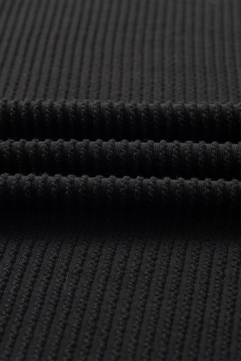 Corded Sleeveless Top and Pocketed Shorts Set