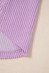 Corded Texture Flap Pocket Collared Button Front Short Sleeve Shirt