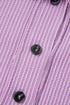 Corded Texture Flap Pocket Collared Button Front Short Sleeve Shirt