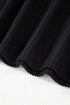 Corded Texture Graphic Long Sleeve Short Set