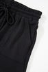 Corded Texture Graphic Long Sleeve Short Set