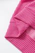 Corded Textured Casual Long Sleeve Short Set