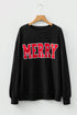 Corded Textured Graphic Print Long Sleeve Pullover Top