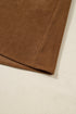 Corduroy Button Front Collared Western A Line Mini Dress
