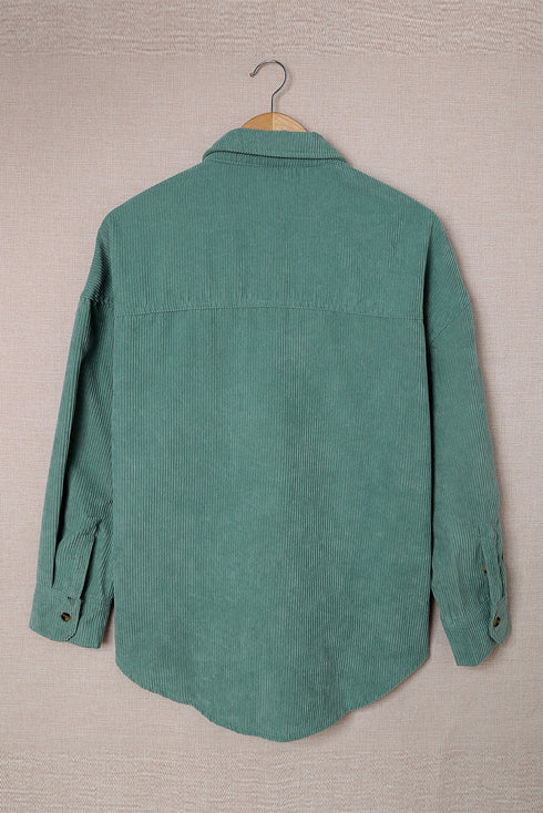Corduroy Button Pocket Shirt