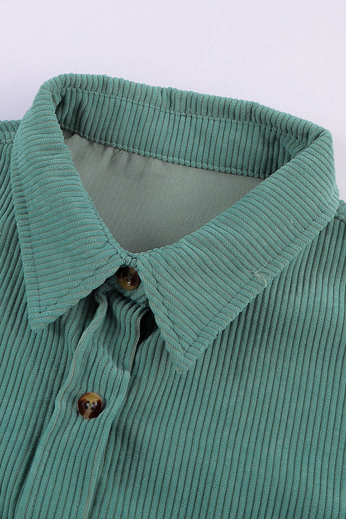 Corduroy Button Pocket Shirt